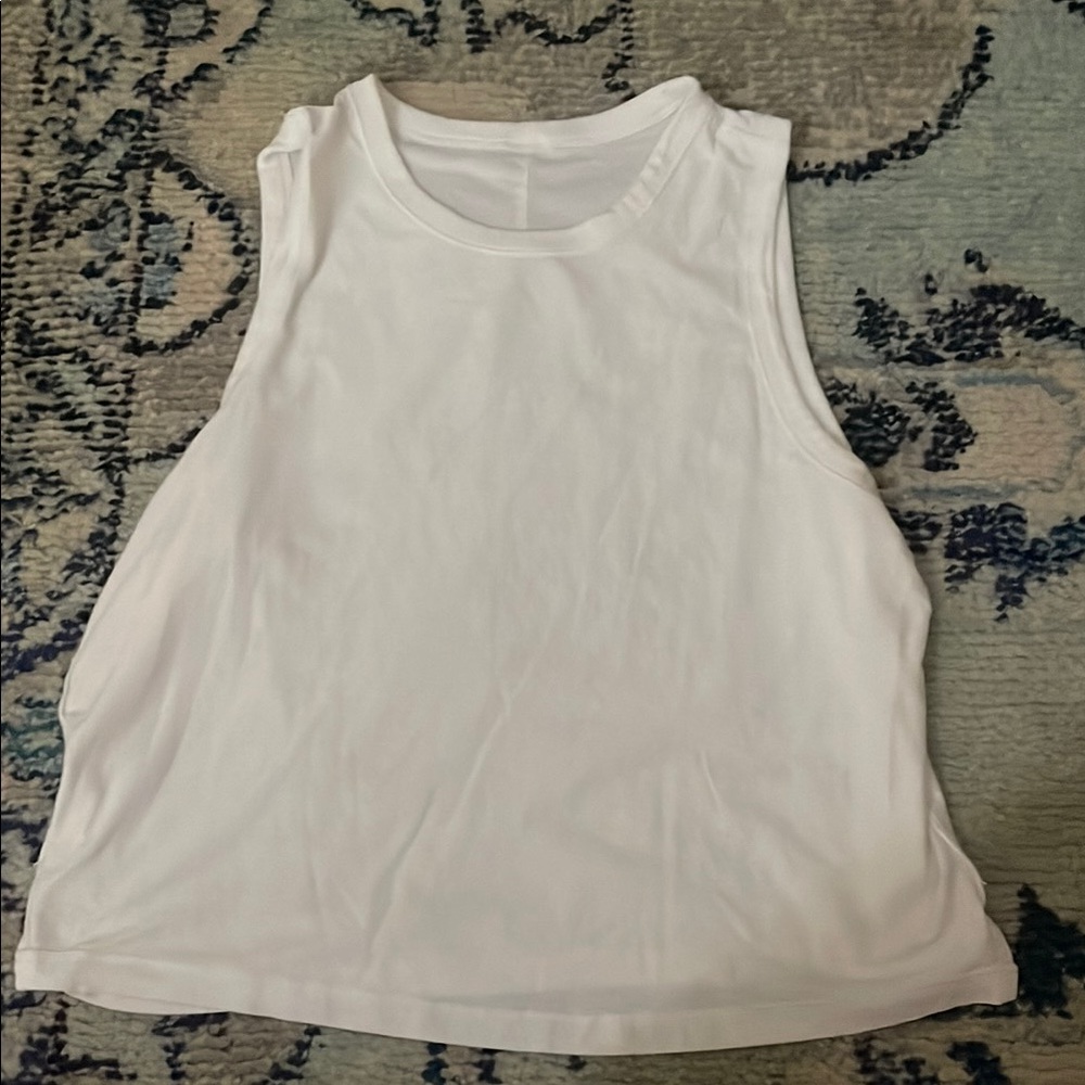 White Sleeveless Women's Top